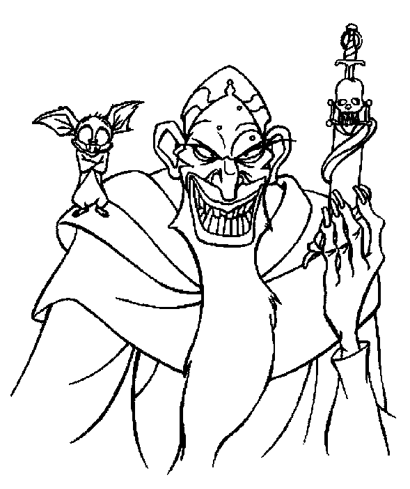 coloriage anastasia raspoutine et le couteau